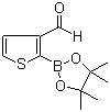 structure of CAS# 632325-55-4, 3-Formylthiophene-2-boronic acid pinacol ester;2-(4,4,5,5-Tetramethyl-1,3,2-dioxaborolan-2-yl)thiophene-3-carbaldehyde