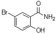 5-Bromo-2-hydroxybenzamide molecular structure (CAS 6329-74-4)