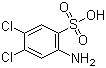structure of CAS# 6331-96-0, 3,4-Dichloroaniline-6-sulfonic acid;2-Amino-4,5-dichlorobenzenesulfonic acid