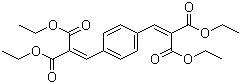 Tetraethyl 2,2'-(1,4-phenylenedimethylidyne)bismalonate molecular structure (CAS 6337-43-5)