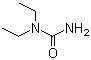 structure of CAS# 634-95-7, 1,1-Diethylurea;N,N-Diethylurea; NSC 165657; asym-Diethylurea