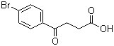 structure of CAS# 6340-79-0, 3-(4-Bromobenzoyl)propionic acid;4-(4-Bromophenyl)-4-oxobutanoic acid;