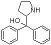 (±)-alpha,alpha-Diphenyl-2-pyrrolidinemethanol molecular structure (CAS 63401-04-7)