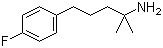5-(4-氟苯基)-2-甲基戊-2-胺分子结构 (CAS 63416-84-2)