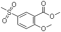 structure of CAS# 63484-12-8, Methyl 2-methoxy-5-methylsulfonylbenzoate