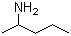structure of CAS# 63493-28-7, 2-Pentylamine;2-Aminopentane; 2-Methylbutylamine