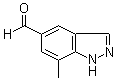 7-Methyl-1H-indazole-5-carboxaldehyde molecular structure (CAS 635712-40-2)