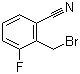 结构式 CAS# 635723-84-1, 2-溴甲基-3-氟苯甲腈