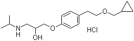Betaxolol hydrochloride molecular structure (CAS 63659-19-8)