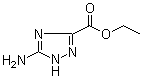 结构式 CAS# 63666-11-5, 5-氨基-1H-1,2,4-三唑-3-羧酸乙酯