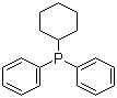 Cyclohexyldiphenylphosphine molecular structure (CAS 6372-42-5)