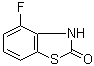 结构式 CAS# 63754-97-2, 4-氟-2(3H)-苯并噻唑酮