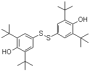 Bis(4-hydroxy-3,5-di-tert-butylphenyl) disulfide molecular structure (CAS 6386-58-9)