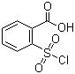 结构式 CAS# 63914-81-8, 2-(氯磺酰基)苯甲酸; 邻氯磺酰基苯甲酸