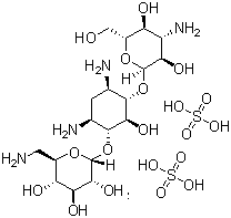 Canamycin A disulfate molecular structure (CAS 64013-70-3)