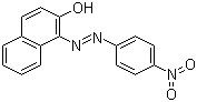 structure of CAS# 6410-10-2, Para Red;1-(4-Nitrophenylazo)naphthalen-2-ol; 1-[(4-nitrofenyl)diazenyl]-2-naftol
