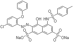 Tracid Brilliant Red B molecular structure (CAS 6416-66-6)
