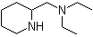 structure of CAS# 64168-09-8, N,N-Diethyl-2-piperidinemethylamine;2-[(Diethylamino)methyl]piperidine; NSC 78457; S 36462-2