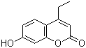 structure of CAS# 64231-10-3, 4-Ethyl-7-hydroxycoumarin;4-Ethyl-7-hydroxychromen-2-one