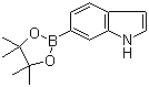 结构式 CAS# 642494-36-8, 吲哚-6-硼酸频哪醇酯