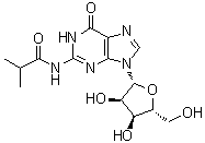 N-Isobutyrylguanosine molecular structure (CAS 64350-24-9)