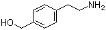 4-(2-Aminoethyl)phenylmethanol molecular structure (CAS 64353-30-6)