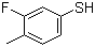structure of CAS# 64359-35-9, 3-Fluoro-4-methylthiophenol;3-Fluoro-4-methylbenzenethiol