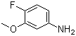 4-氟-3-甲氧基苯胺分子结构 (CAS 64465-53-8)