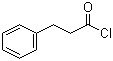 structure of CAS# 645-45-4, Hydrocinnamoyl chloride;3-Phenylpropionyl chloride; Benzenepropanoyl chloride; Hydrocinnamoylchloride