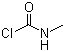 structure of CAS# 6452-47-7, Methylaminoformyl chloride;N-Methylaminoformyl chloride