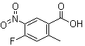 4-Fluoro-2-methyl-5-nitrobenzoic acid molecular structure (CAS 64695-92-7)