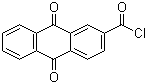 structure of CAS# 6470-87-7, 2-Anthraquinonecarbonyl chloride;2-Anthraquinonecarboxylic acid chloride; 2-(Chlorocarbonyl)anthraquinone