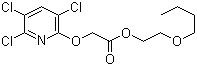 structure of CAS# 64700-56-7, Triclopyr-butotyl;Triclopyr 2-butoxyethyl ester; 2-Butoxyethyl [(3,5,6-trichloropyridin-2-yl)oxy]acetate