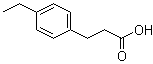 4-Ethylbenzenepropanoic acid molecular structure (CAS 64740-36-9)