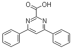 4,6-Diphenylpyrimidine-2-carboxylic acid molecular structure (CAS 6483-96-1)