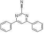 4,6-Diphenyl-2-pyrimidinecarbonitrile molecular structure (CAS 6484-21-5)