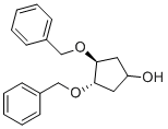 (3S,4S)-3,4-Bis(benzyloxy)cyclopentanol molecular structure (CAS 648414-59-9)