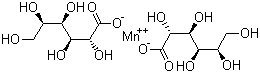 结构式 CAS# 6485-39-8, 葡萄糖酸锰