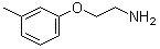 structure of CAS# 6487-99-6, 2-(3-Methylphenoxy)ethylamine