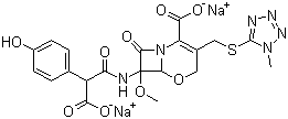 Latamoxef sodium molecular structure (CAS 64953-12-4)