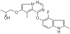 Brivanib molecular structure (CAS 649735-46-6)