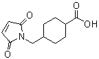 结构式 CAS# 64987-82-2, N-(4-羧基环己基甲基)马来酰亚胺