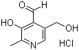 吡哆醛盐酸盐分子结构 (CAS 65-22-5)