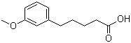 3-Methoxybenzenepentanoic acid molecular structure (CAS 6500-64-7)