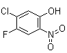 structure of CAS# 65001-79-8, 5-Chloro-4-fluoro-2-nitrophenol
