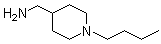 1-Butyl-4-piperidinemethanamine molecular structure (CAS 65017-57-4)