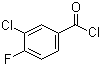 3-Chloro-4-fluorobenzoyl chloride molecular structure (CAS 65055-17-6)