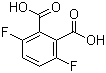 3,6-二氟邻苯二甲酸分子结构 (CAS 651-97-8)