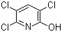 structure of CAS# 6515-38-4, 3,5,6-Trichloro-2-pyridinol;2,3,5-Trichloro-6-hydroxypyridine; 3,5,6-Trichloro-2-pyridone; TCP