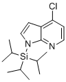 4-Chloro-1-(triisopropylsilyl)-1H-pyrrolo[2,3-b]pyridine molecular structure (CAS 651744-48-8)